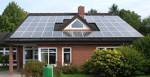 Solaranlage auf dem Gemeindehaus in Klecken
