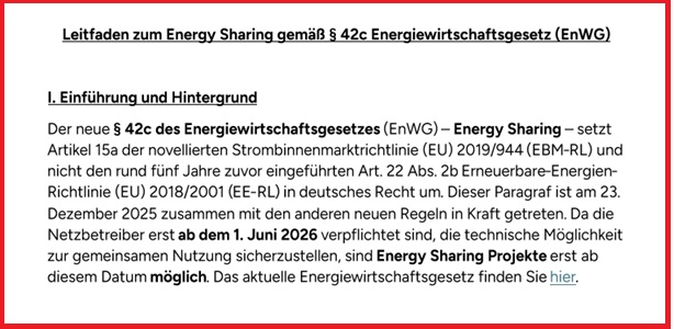 Energy Sharing
